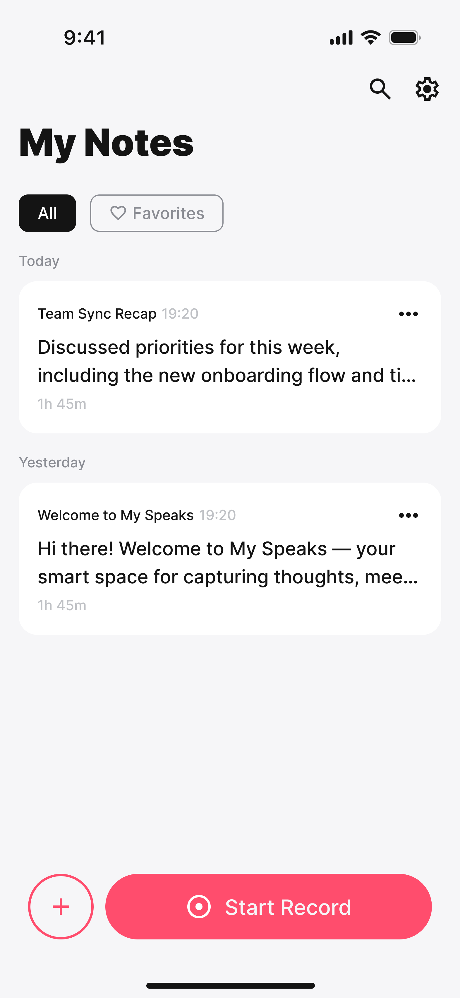App screenshot